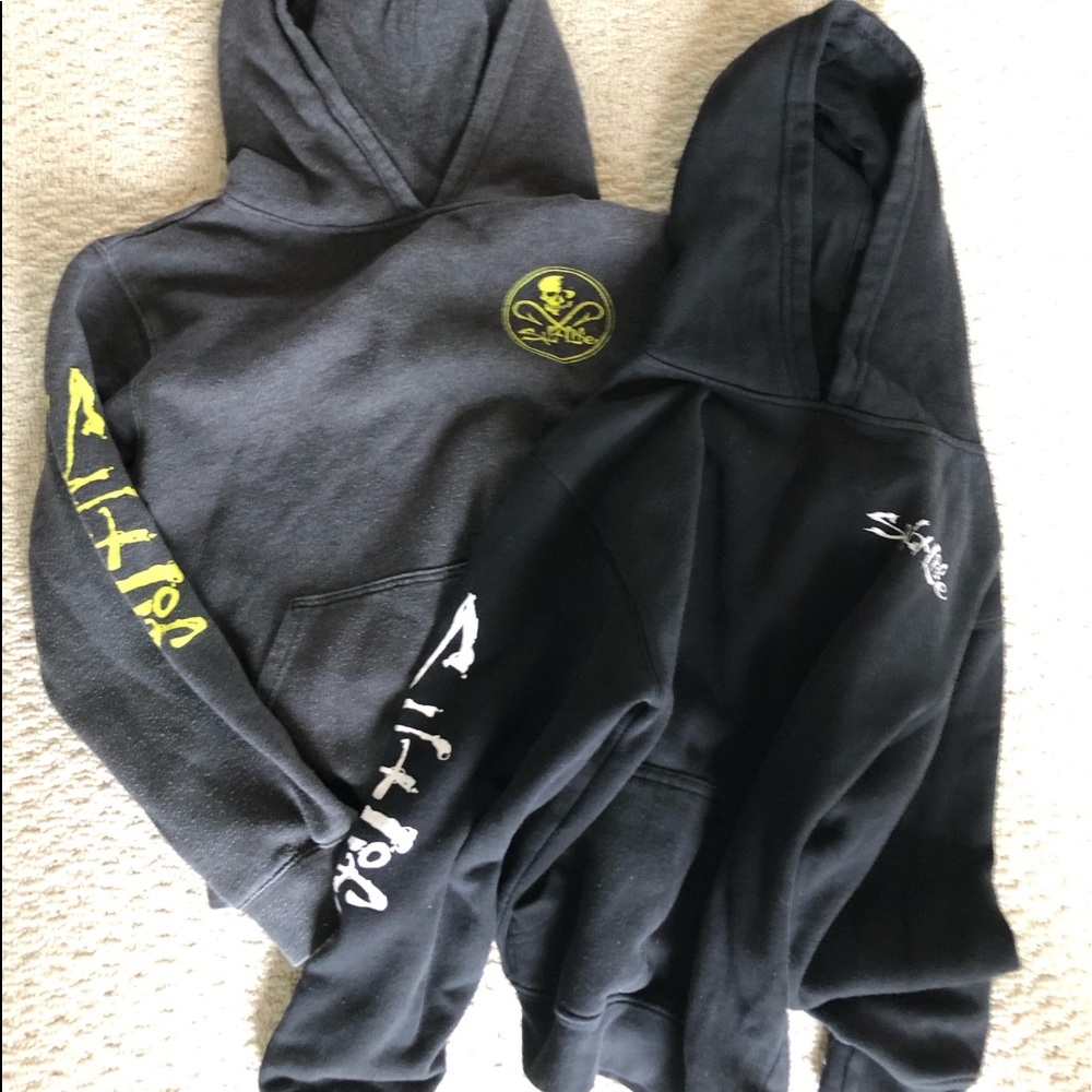 2 youth Salt Life hoodies Boys medium